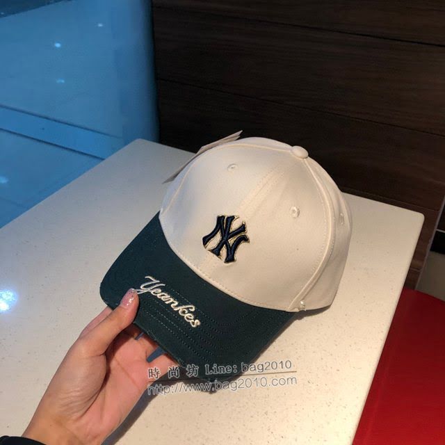 NY新品男士帽子 MLB做舊拼接棒球帽鴨舌帽  mm1479